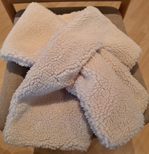 Teddy schalkragen beige - teddy,