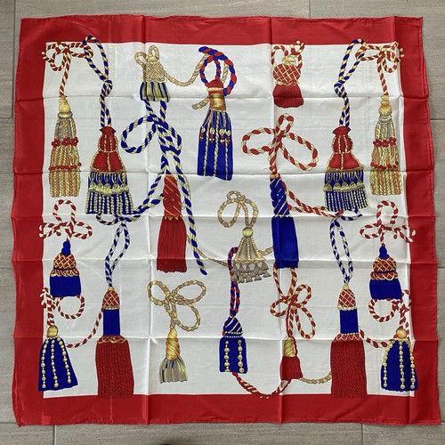 Seidentuch vintage 85x85cm - seidentuch,