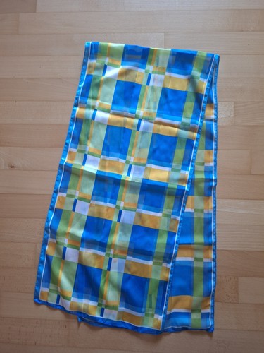 Tuch schal muster blau - muster,