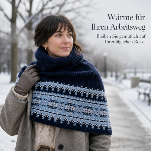 Fair isle schal retro - schal,