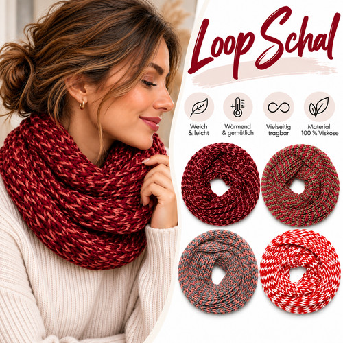 Loop schal damen grobstrick - loop,