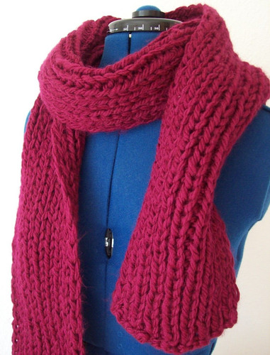 Schal dunkelrot bordeaux retro - schal,
