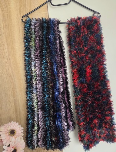 Flauschige retro schals - flauschige, |