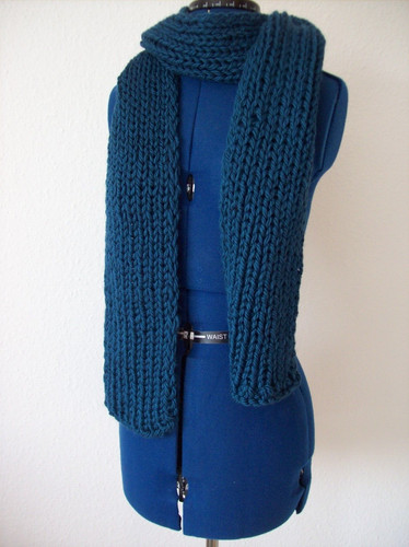 Schal petrol retrolook vintage - petrol,