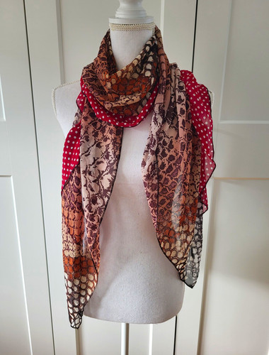 Vintage schal halstuch animal - schal,