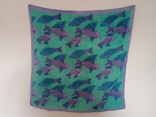 Vintage tuch schal bandana - vintage,