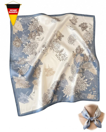 Satin seidenschal damen - satin-seidenschal,