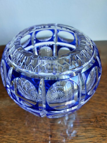 Vintage kristall schale - kristall, vase