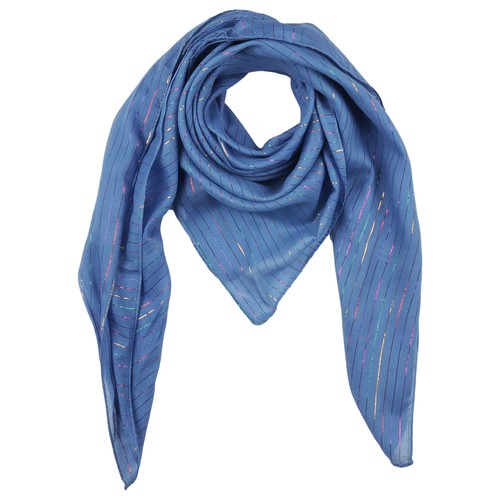 Baumwolltuch blau lurex - baumwolltuch,