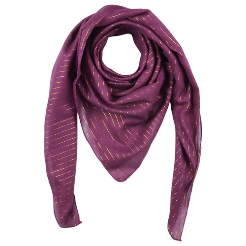 Baumwolltuch lila purpur - , lurex